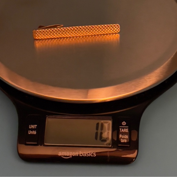 Vintage Hickok Gold Tone Basketweave Tie Clip Bar USA Mid Century Excellent - Picture 6 of 6